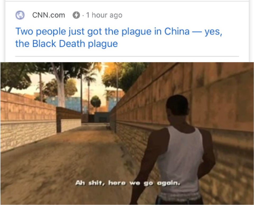 People in China, plague